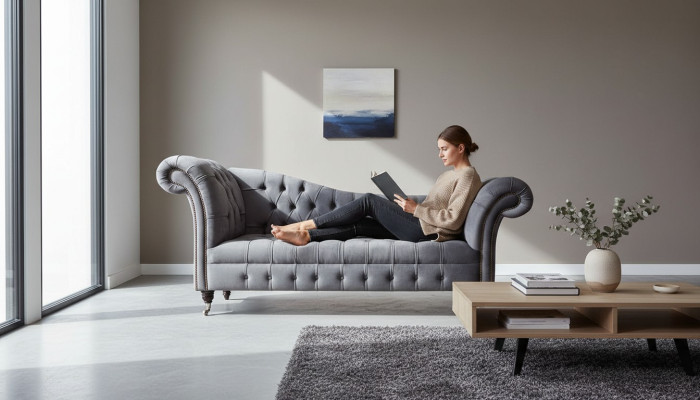 Chesterfield 3-Seater Designer Couch Sofa Upholstered Seat Fabric Luxury Sofas