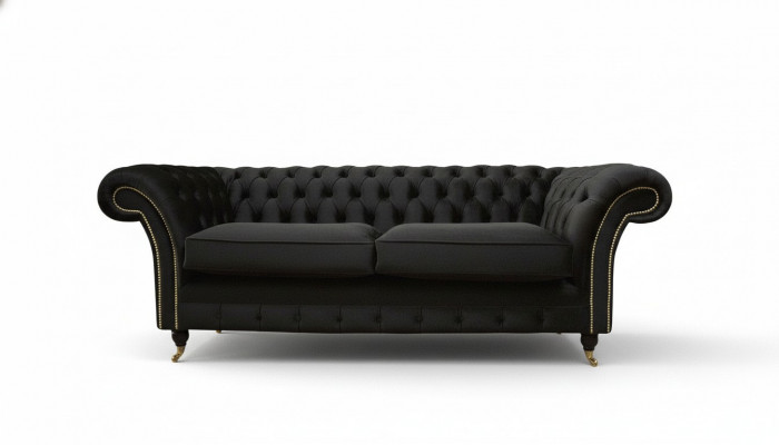 Chesterfield Sofa 3 Seater Couch Upholstery Luxury Textile Couches Sofas