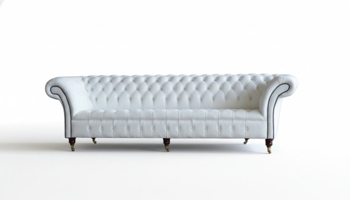 Chesterfield 4-seater living room English design couches sofa furniture new