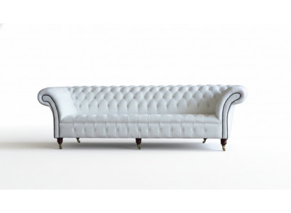 Chesterfield 4-seater living room English design couches sofa furniture new