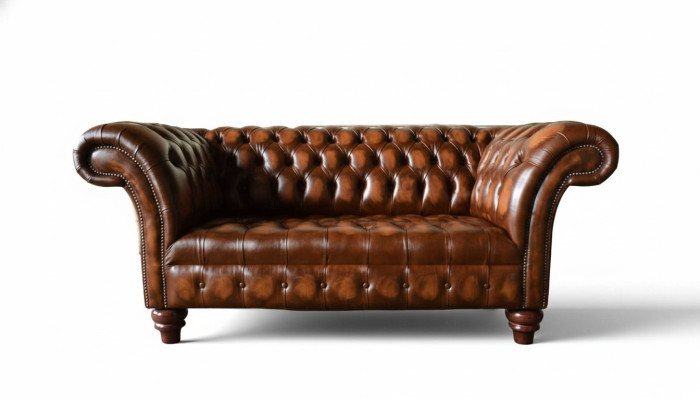Luxury Chesterfield two-seater sofa