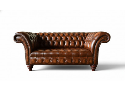 Luxury Chesterfield two-seater sofa