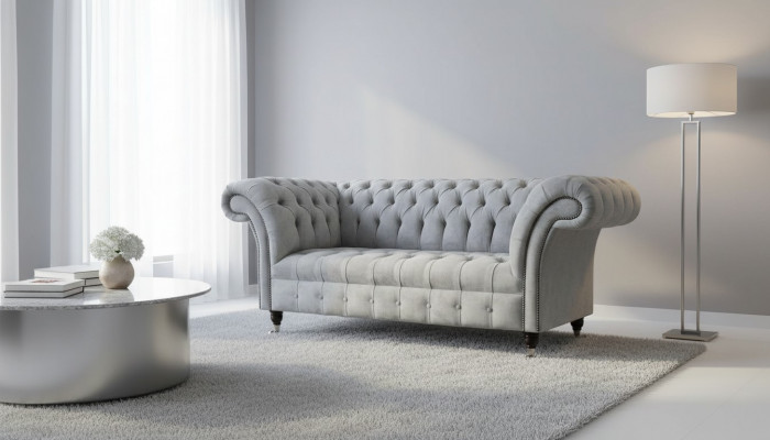 Design Couch Sofas Fabric Modern Sofa Set 2-Seat Loveseat Upholstery
