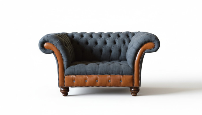 Armchair 1 Seater Sofa Upholstery Design Luxury Fabric Sofas Chesterfield Textile