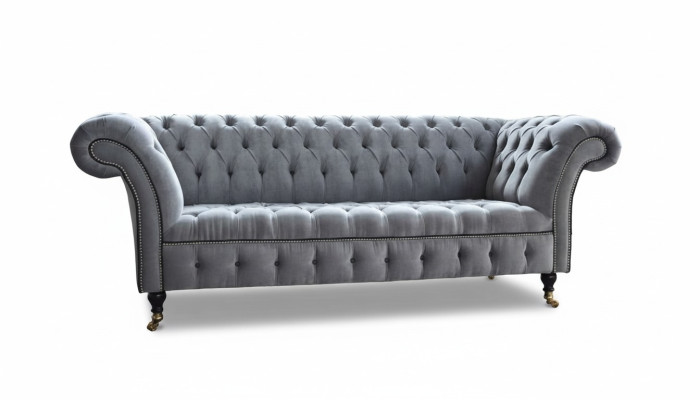 Chesterfield 3 seater couch seat fabric couches sofas sofa upholstery