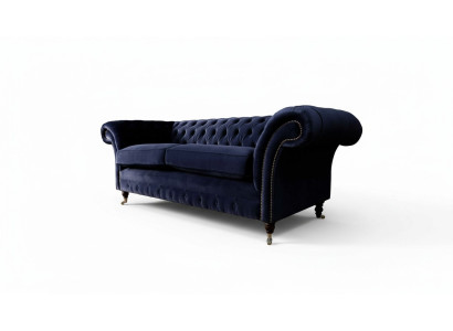 Chesterfield three-seater couch upholstery design sofa 3-seater seat sofas furniture