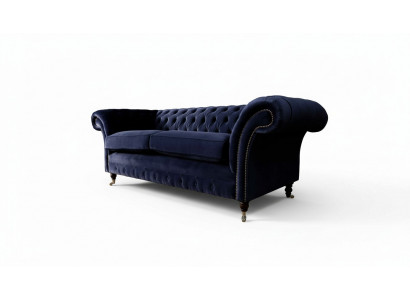 Chesterfield three-seater couch upholstery design sofa 3-seater seat sofas furniture