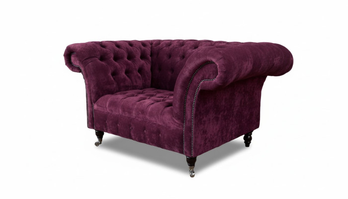 Wingback armchair luxury 1-seater single-seater upholstered design fabric modern