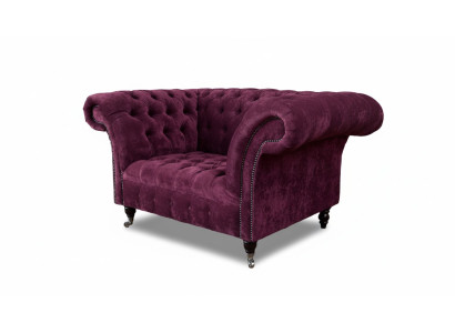 Wingback armchair luxury 1-seater single-seater upholstered design fabric modern