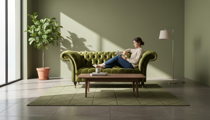 Chesterfield Sofa 2-Seater Sofas Luxury Upholstered Sofas Luxury Designer Couch Furniture