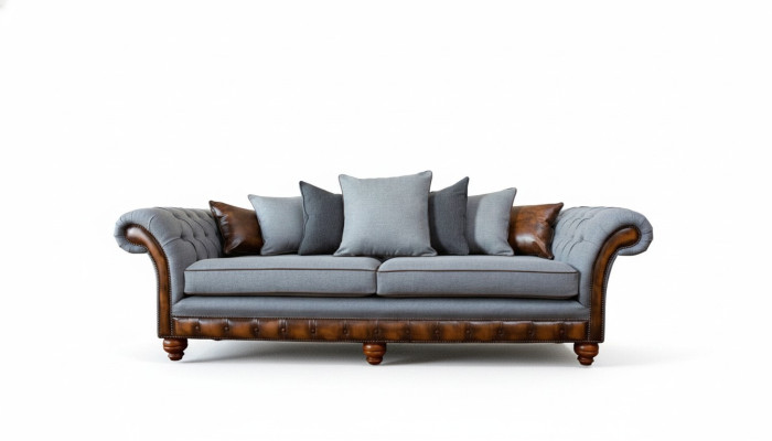 Sofa couch fabric upholstery sofas living room design 4-seater new