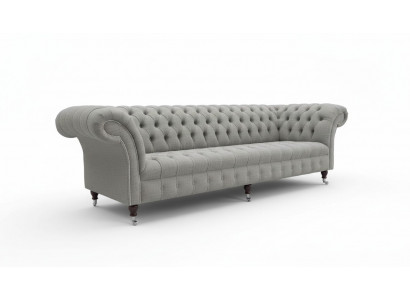 Gray four-seater sofa fabric living room design couches upholstered sofas new