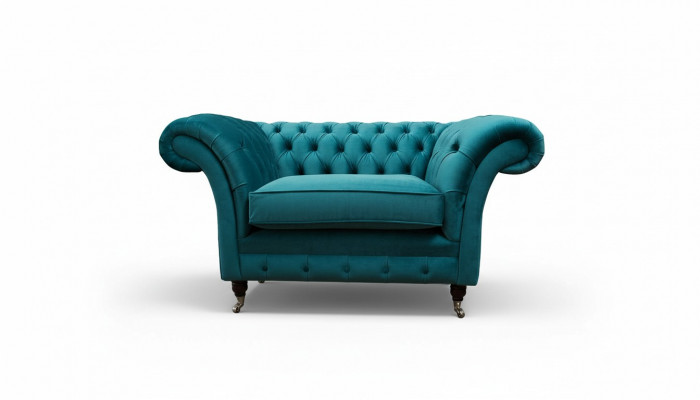 Chesterfield Design Armchair Couch Upholstery Luxury Textile 1-Seater Couches
