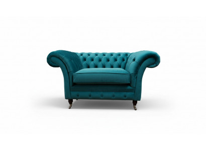 Chesterfield Design Armchair Couch Upholstery Luxury Textile 1-Seater Couches