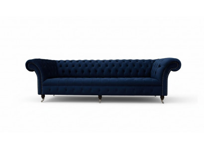Chesterfield Sofa Sofas 4-Seater Couch Upholstered Fabric Living Room Furniture