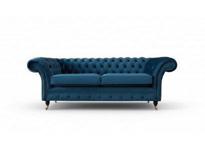Luxury Upholstered Sofa Three-Seater Couch Living Room Seat Cushion Sofas New