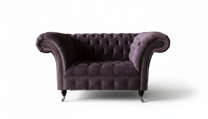 Chesterfield armchair velvet single-seater luxury armchair sofas living room new