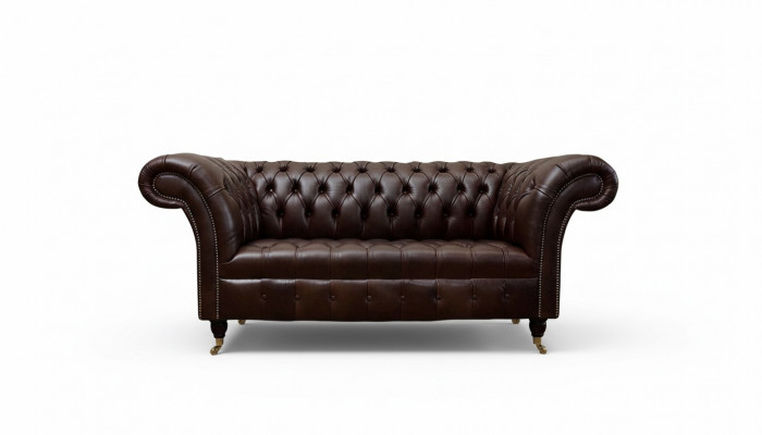 Sofa Couch Chesterfield Upholstered Sofas 2 Seater Leather Textile Lounge New