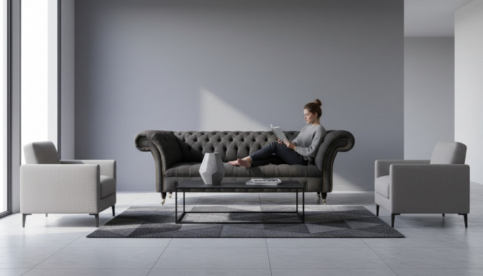 Four-seater couch sofa upholstered couches living room sofas 4-seater