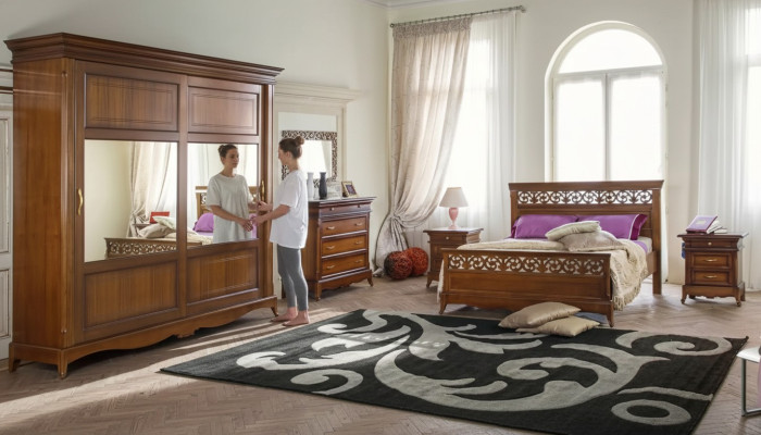 Bed, 2x Nightstands, 6-piece Bedroom Design, Modern Luxury Bedroom