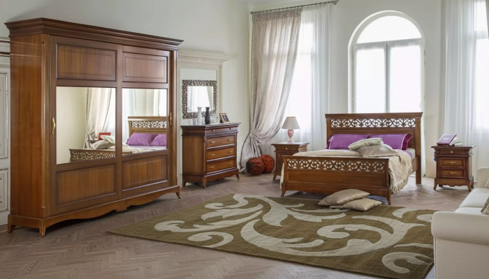 Bed, 2x Nightstands, 6-piece Bedroom Design, Modern Luxury Bedroom
