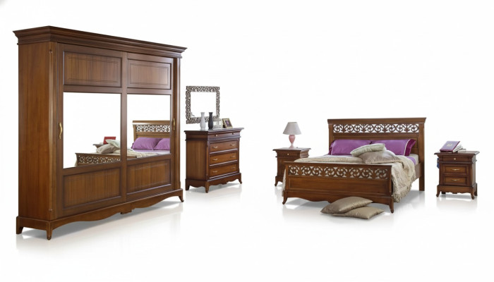 Bed, 2x Nightstands, 6-piece Bedroom Design, Modern Luxury Bedroom