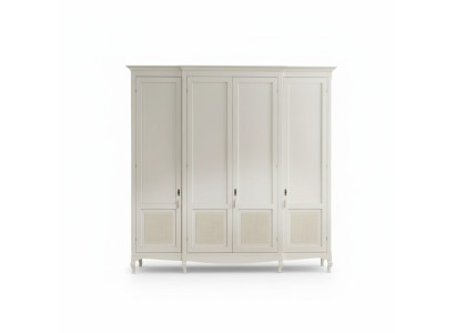 Bedroom luxury wardrobe white closet wood modern furniture new