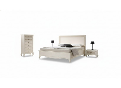Bed 2x Nightstands 4-piece Bedroom Set Furniture Dresser Luxury New