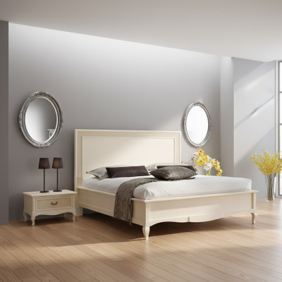 Bed 2x Nightstands 3-piece Bedroom Set Furniture Modern Luxury Beds