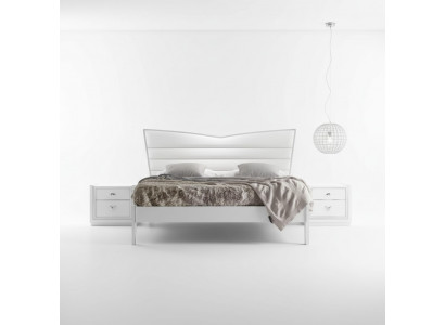 Design furniture bed 2 bedside tables 3-piece bedroom set luxury beds new