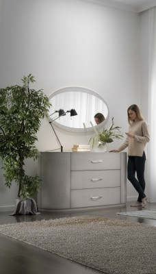 Bedroom wood modern luxury Italian design dresser furniture classic