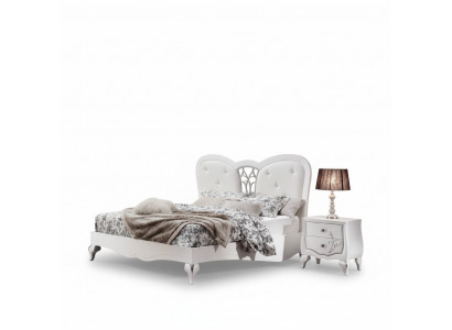 Bed 2x Nightstands 3-piece Bedroom Set Design Furniture Modern Luxury New