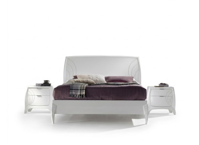 Set Bed Bedroom 2x Nightstands Complete Set Wood Furniture 3-piece New