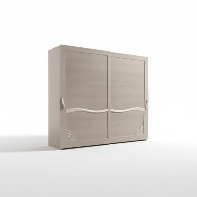Luxury wardrobe Italian furniture bedroom cabinet solid wood