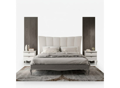 Complete set bed 2x bedside tables 3-piece bedroom sets luxury beds