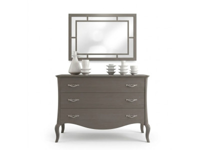 Dresser Mirror Dressers Wardrobe Luxury Shelf Furniture Group New Set 2-piece.
