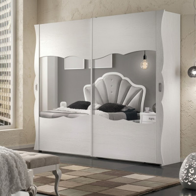 Wardrobe Italian Style Furniture Bedroom Wardrobe Solid Wood