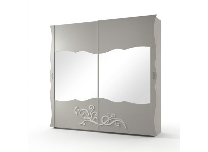 Wardrobe cupboard luxury furniture wood for bedroom grey modern