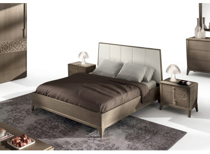 Design bedroom sets bed 2x nightstands classic luxury furniture