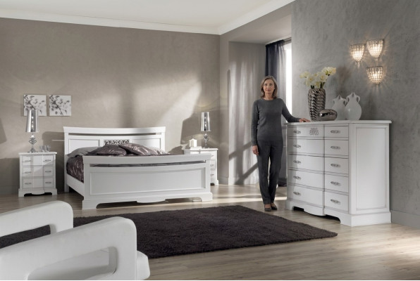 Bed 2x Nightstands 4-piece Bedroom Set Modern Luxury Bedroom New