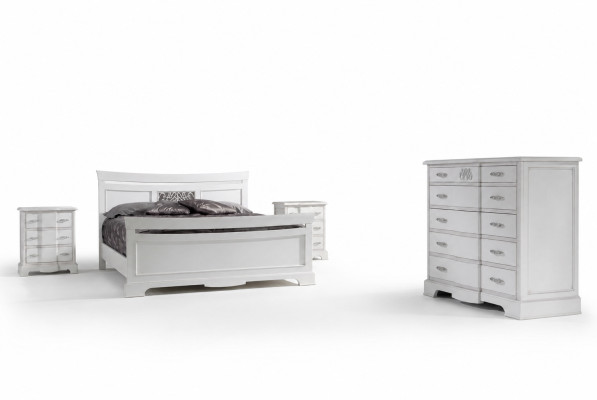 Bed 2x Nightstands 4-piece Bedroom Set Modern Luxury Bedroom New