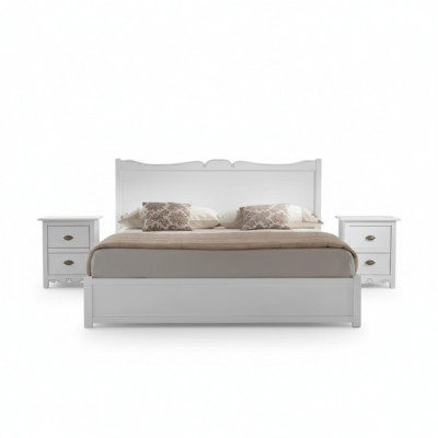 Bedroom design modern luxury bedroom bed 2x nightstands 3 pieces