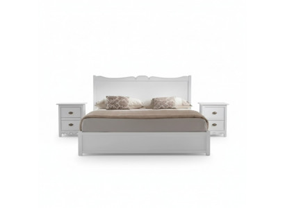 Bedroom design modern luxury bedroom bed 2x nightstands 3 pieces