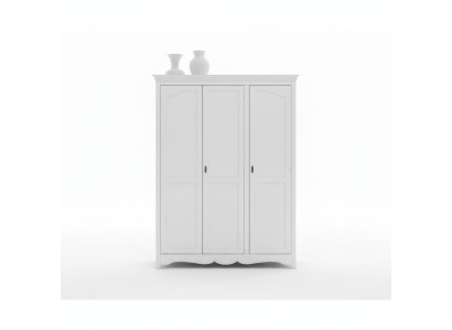 Wardrobe Wooden Cabinet Closet Bedroom Luxury Furniture White New