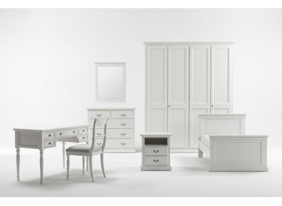 Youth children's room set bedroom modern bed bedside table table 5-piece.