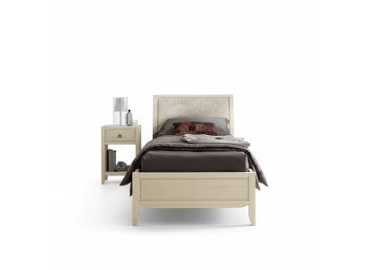 Luxury bedroom set bedside table bed 2-piece complete set design furnishing new