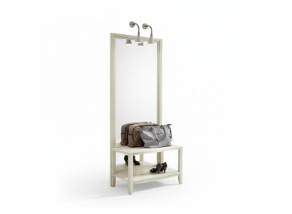 Floor mirror design mirror Italian bedroom wood standing wall