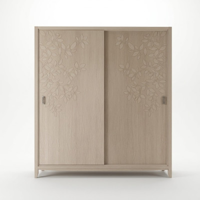 Wardrobe closet furniture bedroom cabinets wood furnishings beige