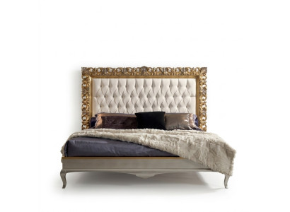 Bed Luxury Bed Frame Wood Bedroom Double Italian Furniture New