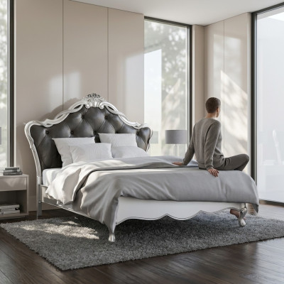 Bed Cushion Design Luxury Double Beds Bedroom Italian Furniture